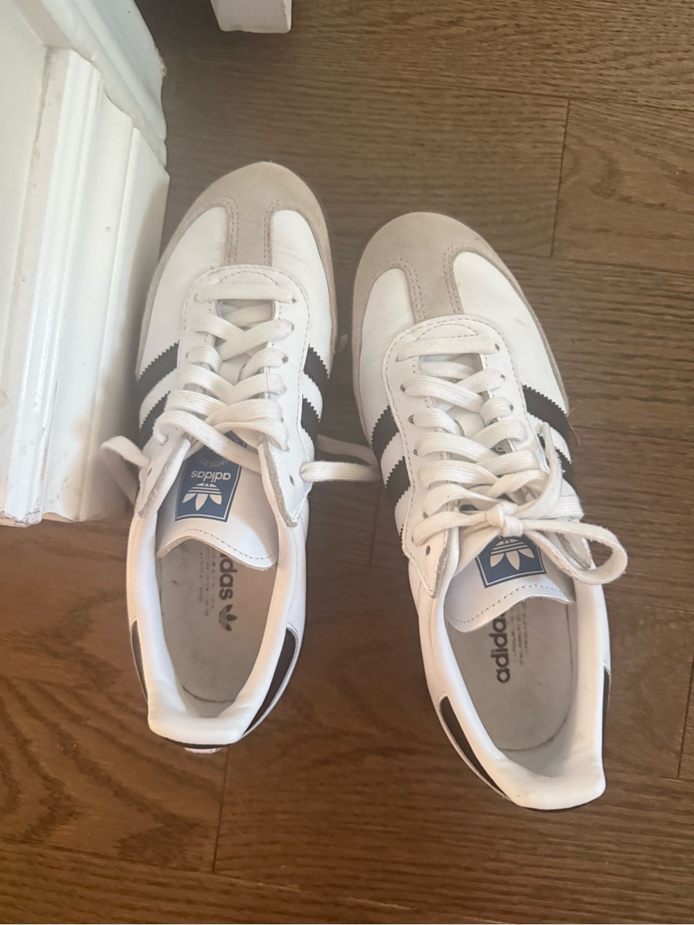 women adidas sombas worn once